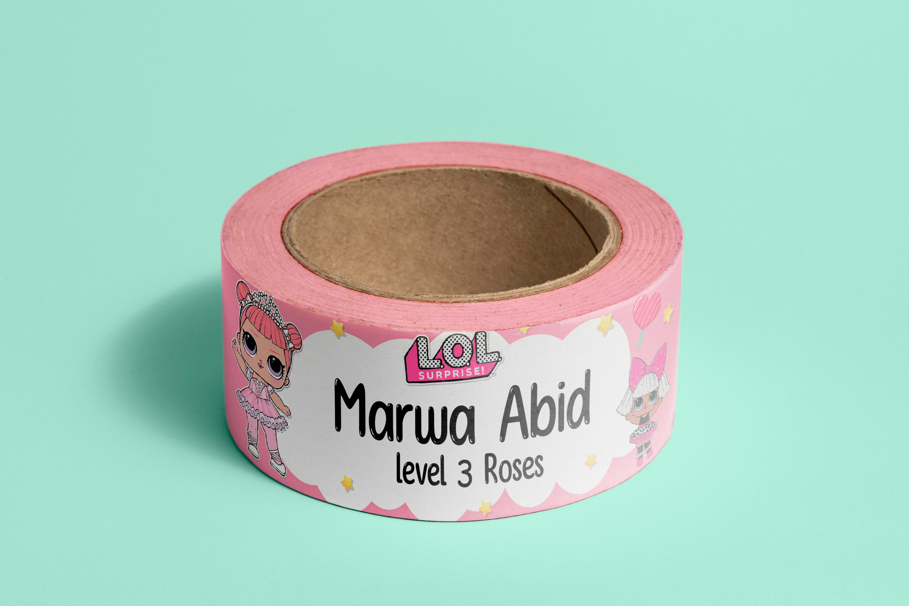 Customized Design Name Tapes