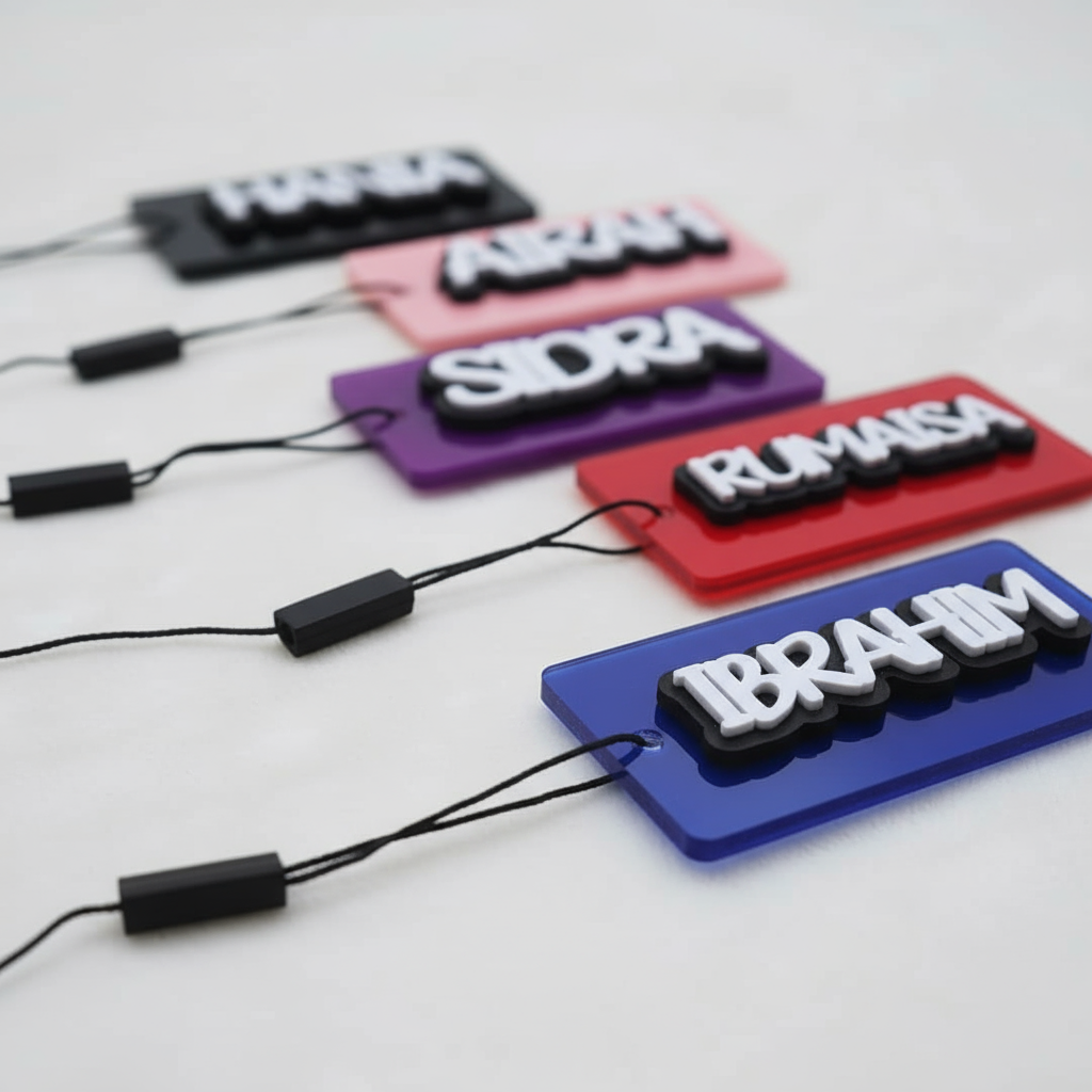 Acrylic Bag/Luggage Tag