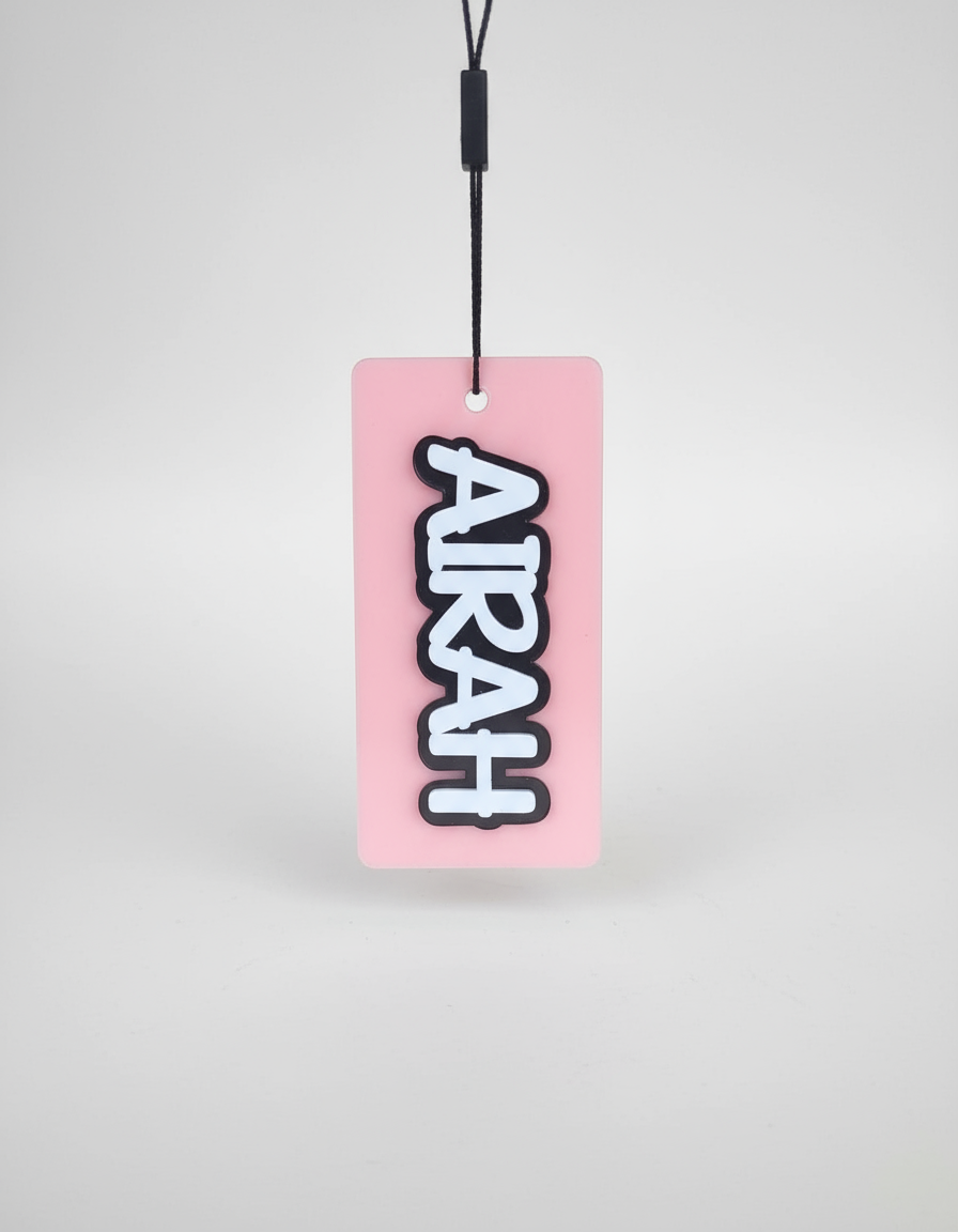 Acrylic Bag/Luggage Tag