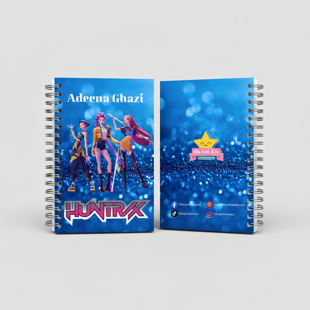 Customized Name Sketch Book