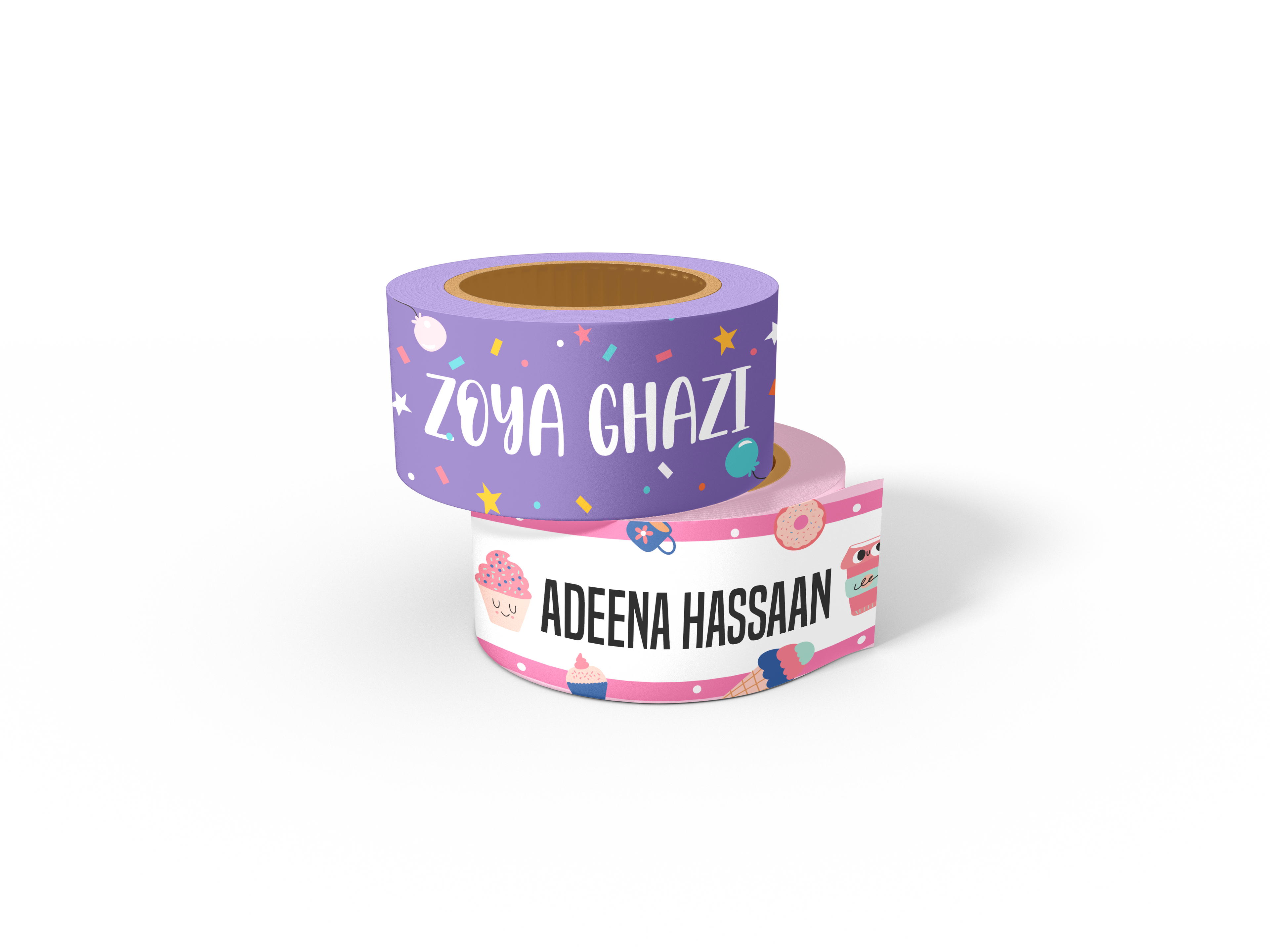 Customized Design Name Tapes