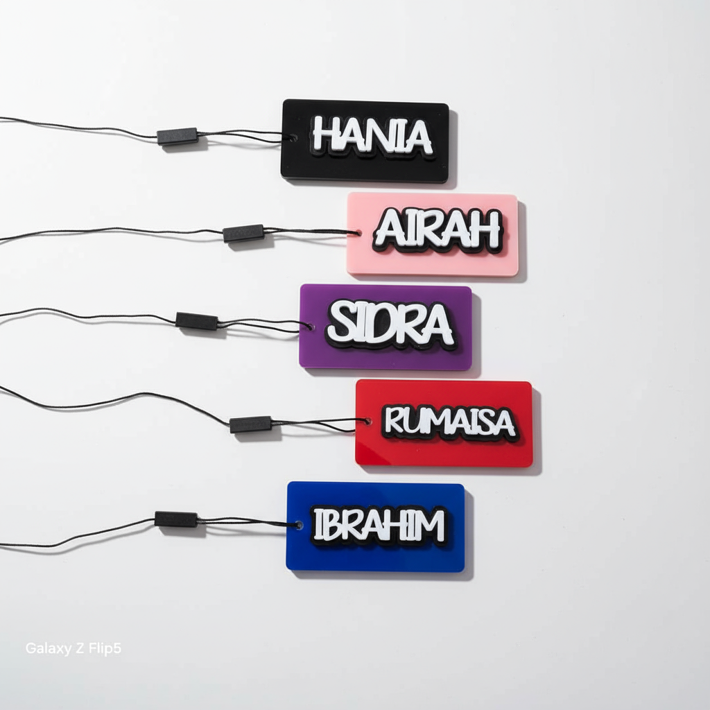 Acrylic Bag/Luggage Tag