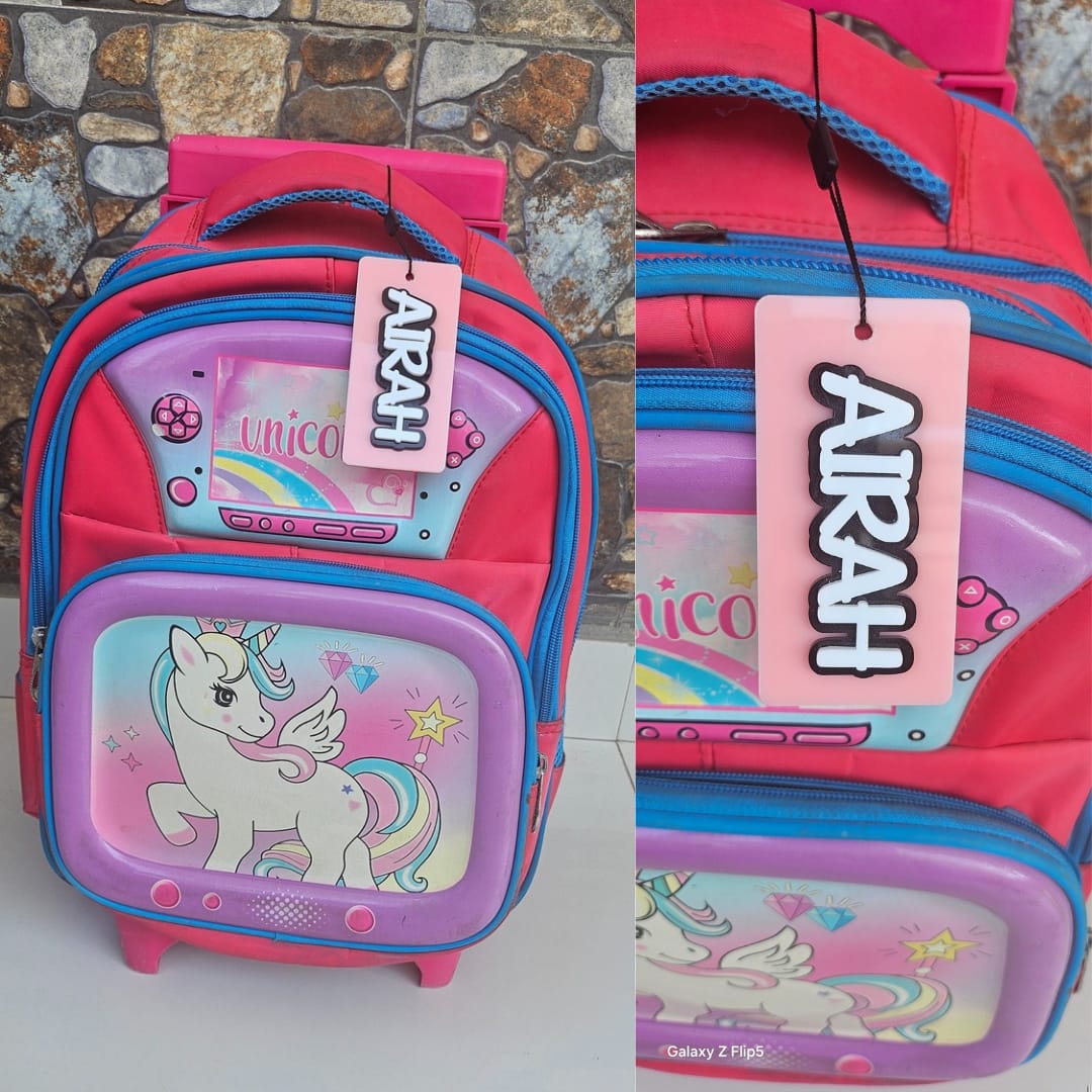 Acrylic Bag/Luggage Tag