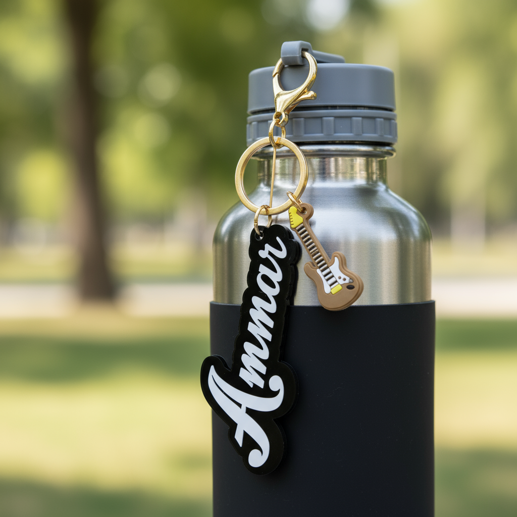 Acrylic name (Cutout) Keychain