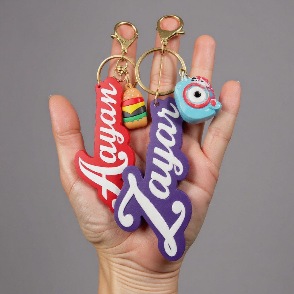 Acrylic name (Cutout) Keychain
