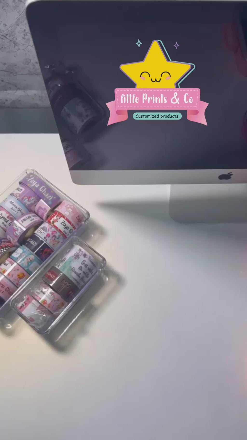 Customized Design Name Tapes