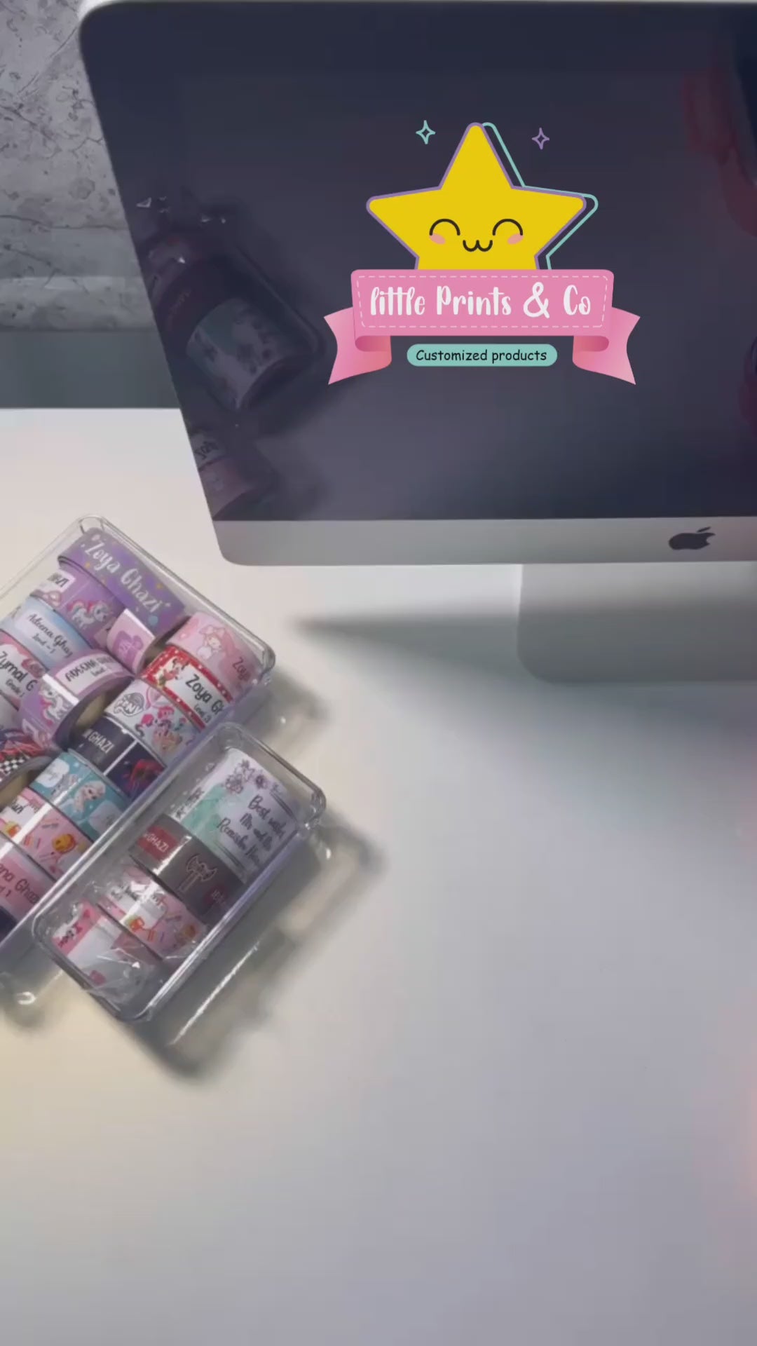 Customized Design Name Tapes