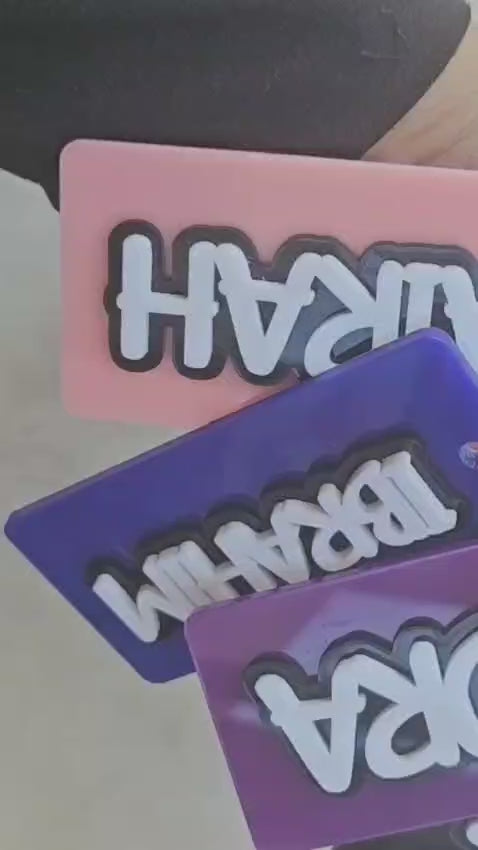 Acrylic Bag/Luggage Tag