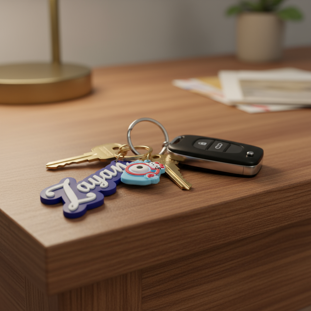 Acrylic name (Cutout) Keychain